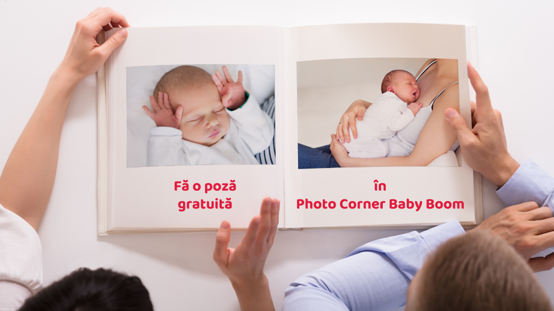 Fă o poză gratuită în photo corner Baby Boom