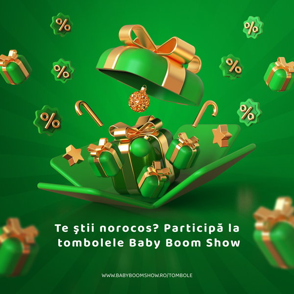 Te ştii norocos? Participă la tombolele Baby Boom Show!