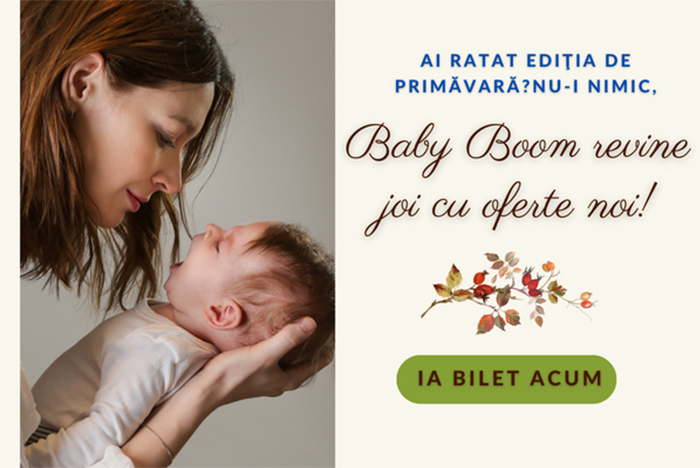 Ai ratat ediţia de primăvară? Nu-i nimic, Baby Boom Show revine joi cu oferte noi!