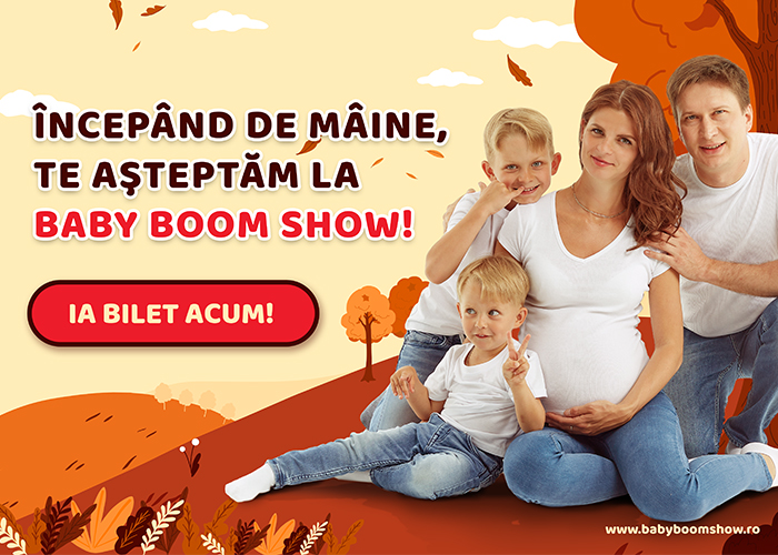 Începând de mâine, te aşteptăm la Baby Boom Show!
