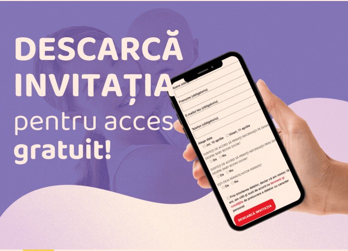 Descarcă invitaţia pentru acces gratuit la Baby Boom Show!