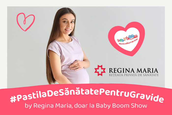 #PastilaDeSănătatePentruGravide by Regina Maria, doar la Baby Boom Show