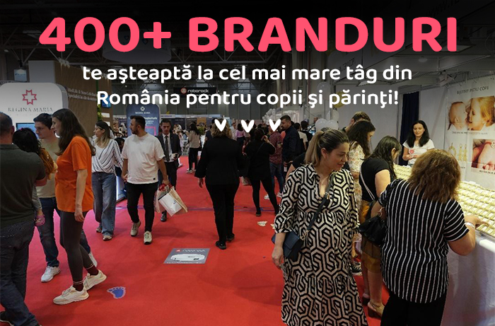 Peste 400 de branduri te aşteaptă la cel mai mare târg din România pentru copii şi viitori părinţi!