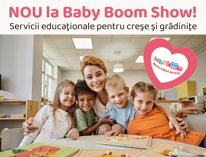 NOU la Baby Boom Show! Servicii educaţionale pentru creşe şi grădiniţe