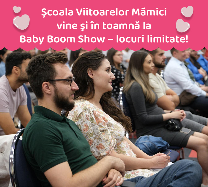 Şcoala Viitoarelor Mămici vine şi în toamnă la Baby Boom Show – locuri limitate!