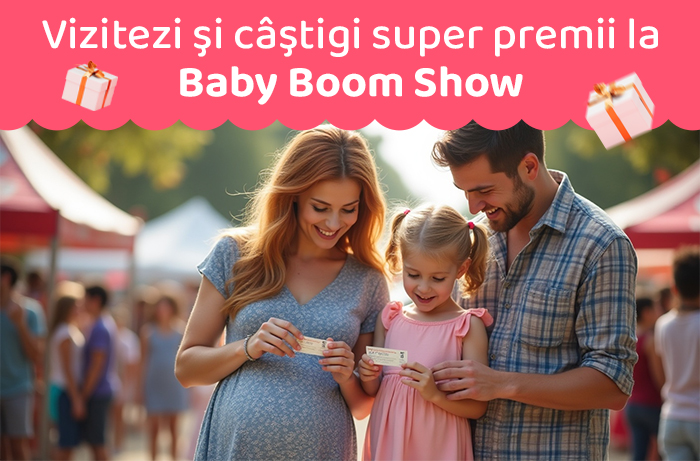 Vizitezi şi câştigi super premii la Baby Boom Show