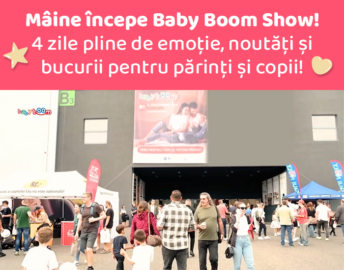 Mâine începe Baby Boom Show! Vezi ce ţi-am pregătit