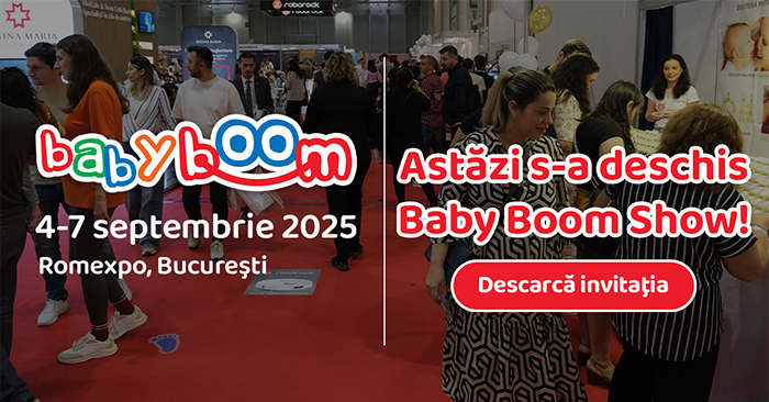 Astăzi s-a deschis Baby Boom Show. Vino la Romexpo!