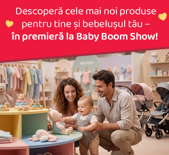 Descoperă cele mai noi produse pentru tine și bebelușul tău – în premieră la Baby Boom Show!