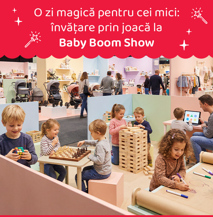 Fundaţia Dan Voiculescu: ateliere gratuite pentru copii la Baby Boom Show - o zi plină de inspirație și joacă inteligentă!