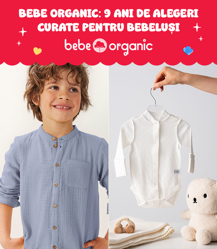 Bebe Organic: 9 ani de alegeri curate pentru bebeluși