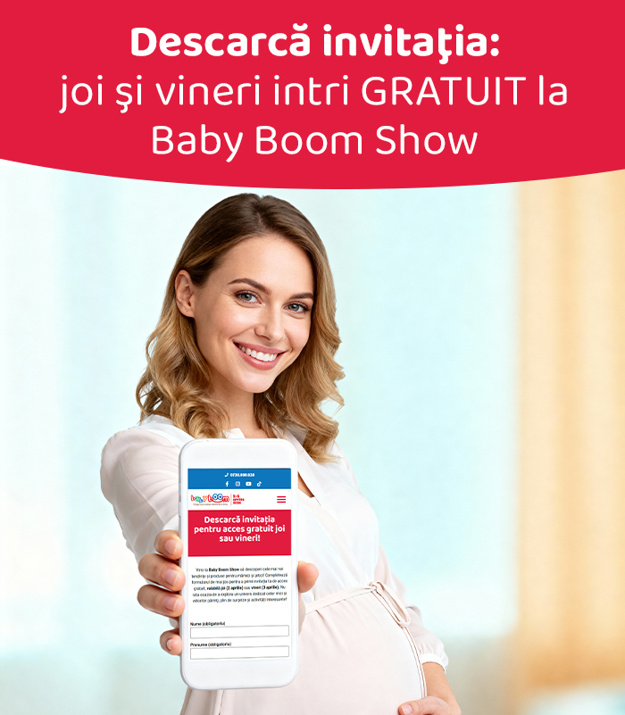 Acces GRATUIT la Târgul Baby Boom Show