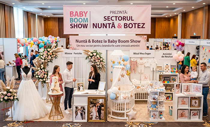 Nuntă & Botez la Baby Boom Show: noul sector pentru brandurile care creează amintiri