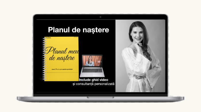 Planul de naștere · include ghid video și consultanță personalizată