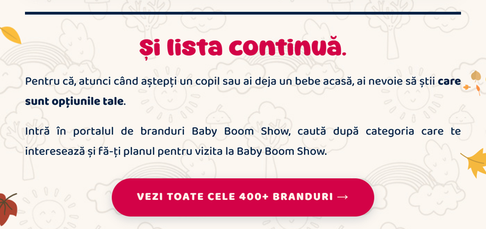 Și lista continuă · Vezi toate cele 400+ branduri