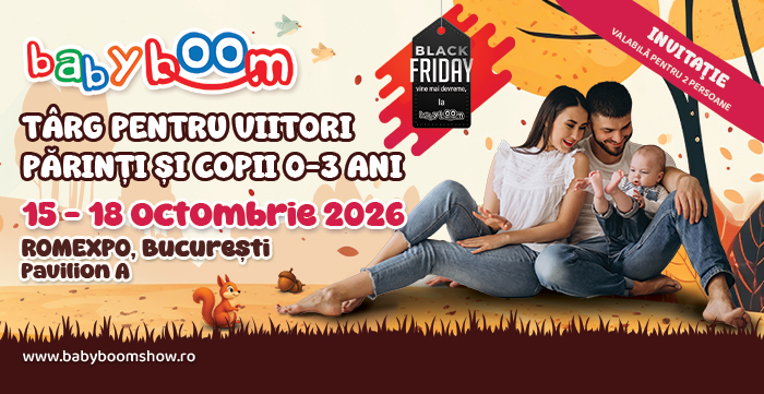 Ai invitația? Joi și vineri intri GRATUIT la Baby Boom Show