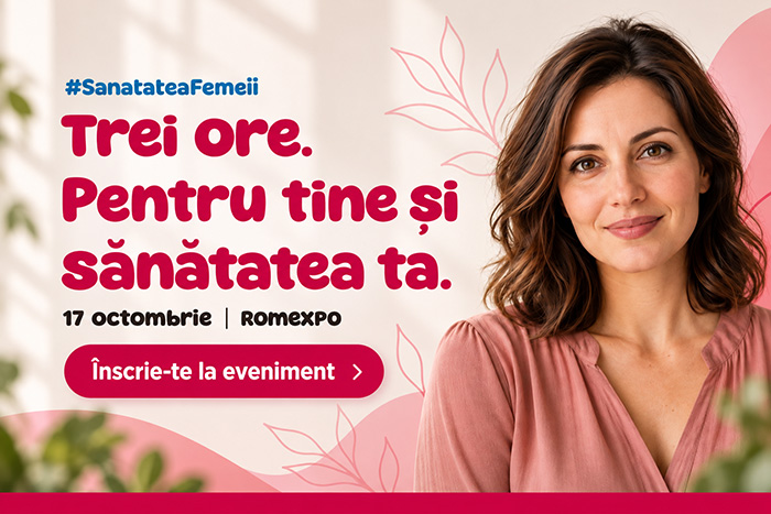 3 ore pentru sănătatea ta. Iată ce primești pe 17 octombrie