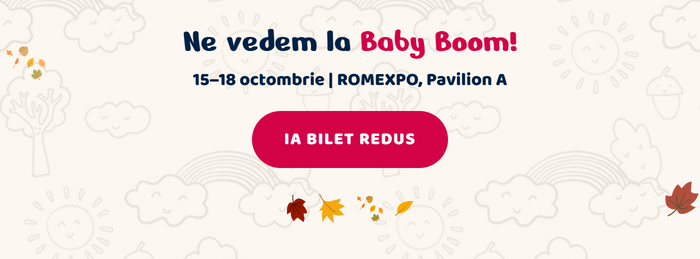 Ne vedem la Baby Boom! 15–18 octombrie | ROMEXPO, Pavilion A · Ia bilet redus