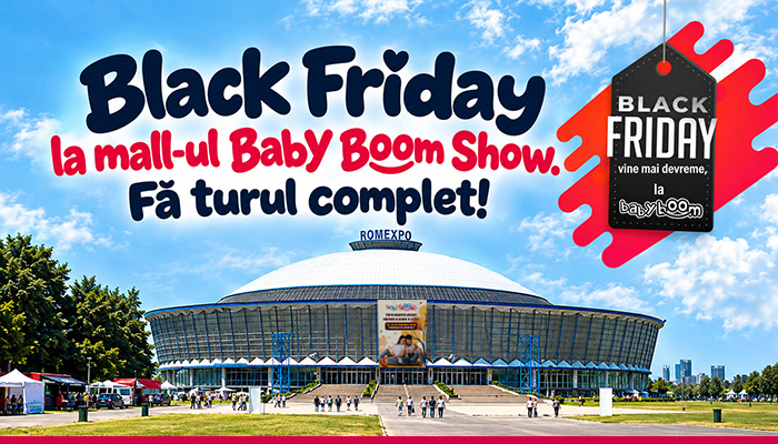 Black Friday la mall-ul Baby Boom Show. Fă turul complet!