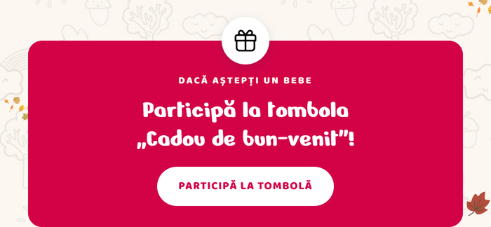 Dacă aștepți un bebe: participă la tombola „Cadou de bun-venit”! Participă la tombolă